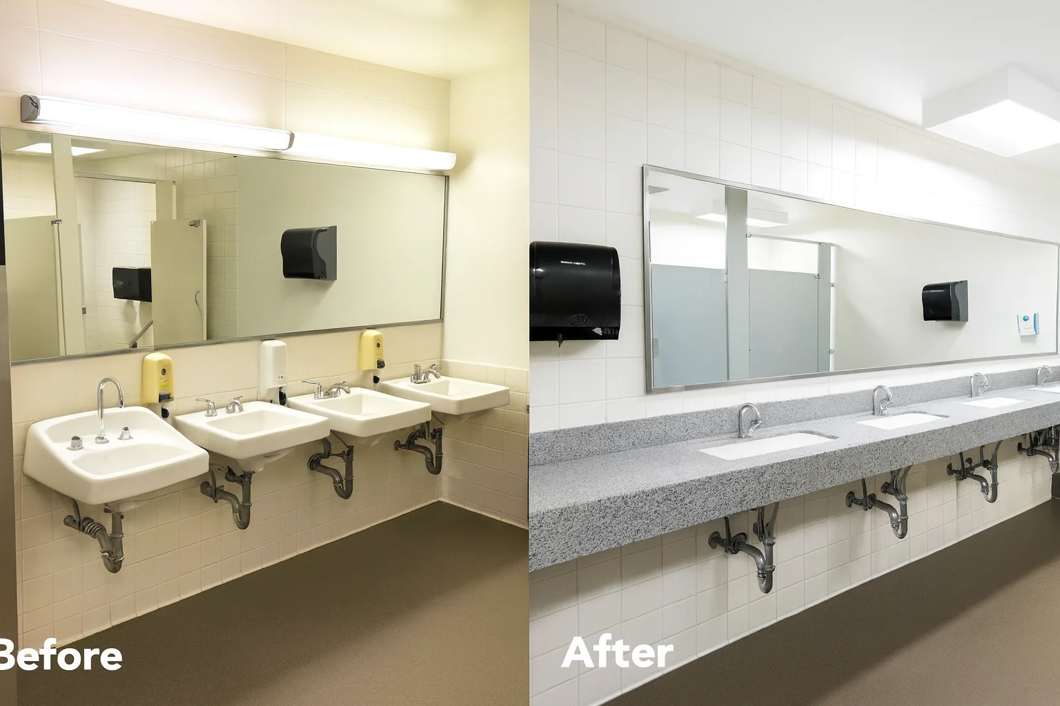 531-COMMERCIAL BATHROOM RENOVATION