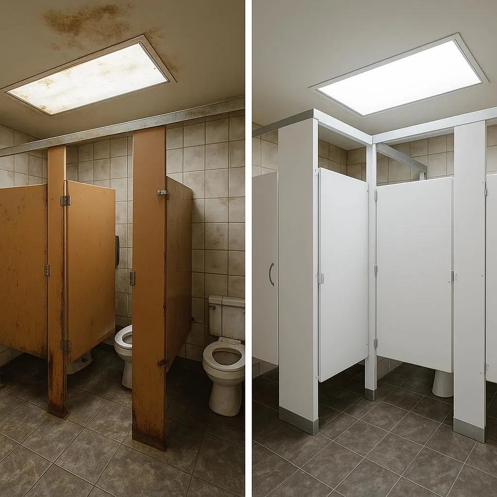 542-REST ROOM PARTITIONS